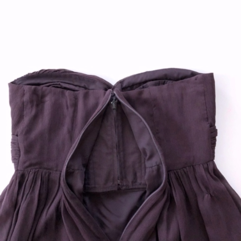 J. Crew Taryn Plum Silk Purple Dress - Picture 5 of 8